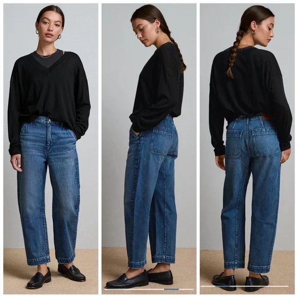 American Eagle Outfitters Blue Women's Jeans - Picture 1 of 14